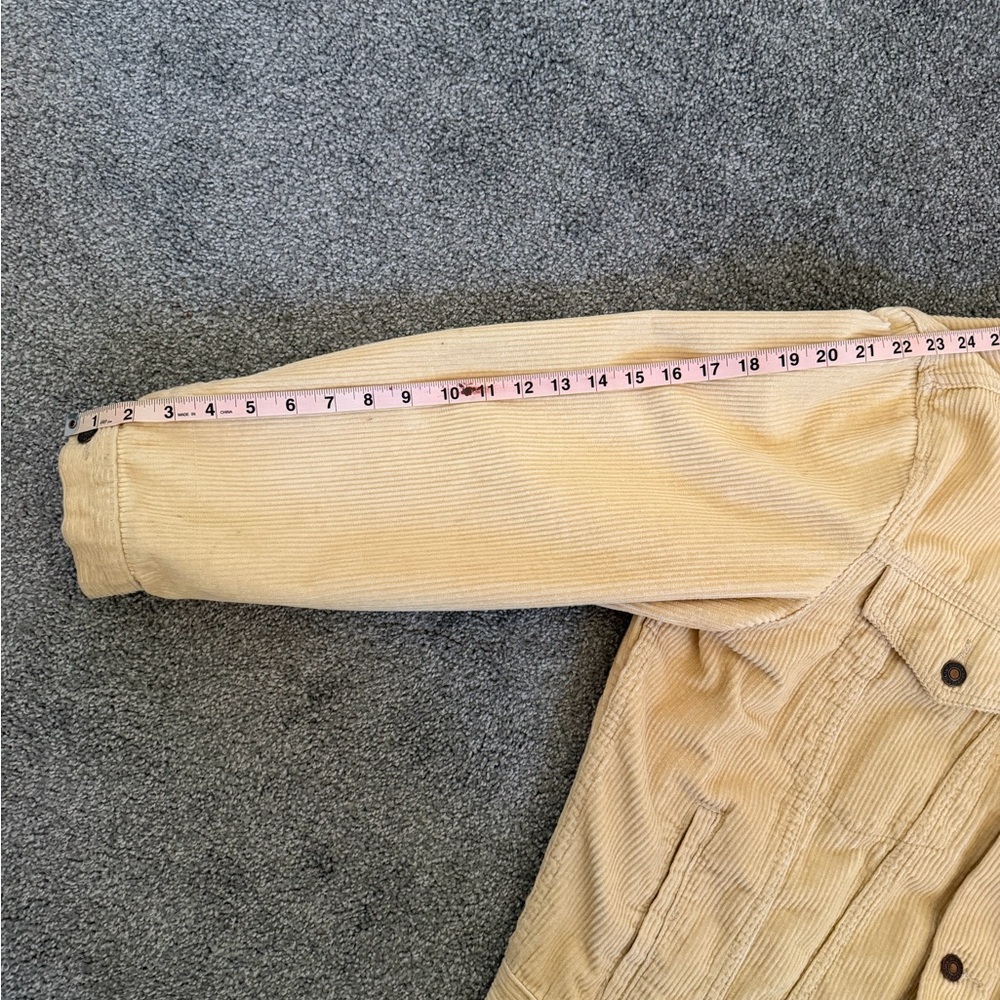 Women’s Canary Yellow Corduroy Jacket - Picture 9 of 9